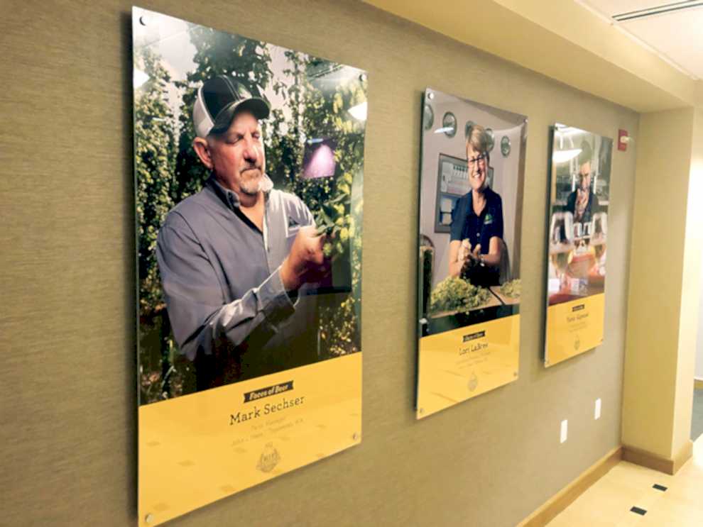 Acrylic Signs in Concord, NC designed and installed using Plexiglass for custom interior displays