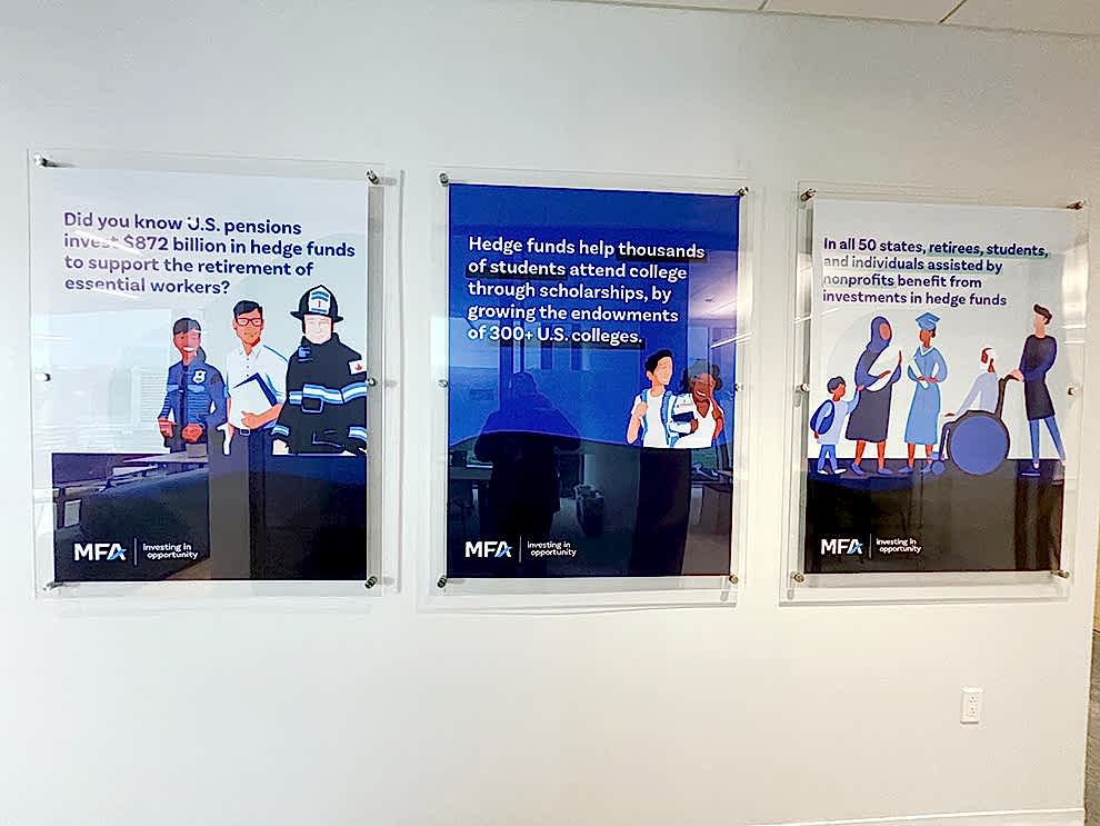 Acrylic Signs in Concord, NC designed and installed for corporate identity and workplace culture
