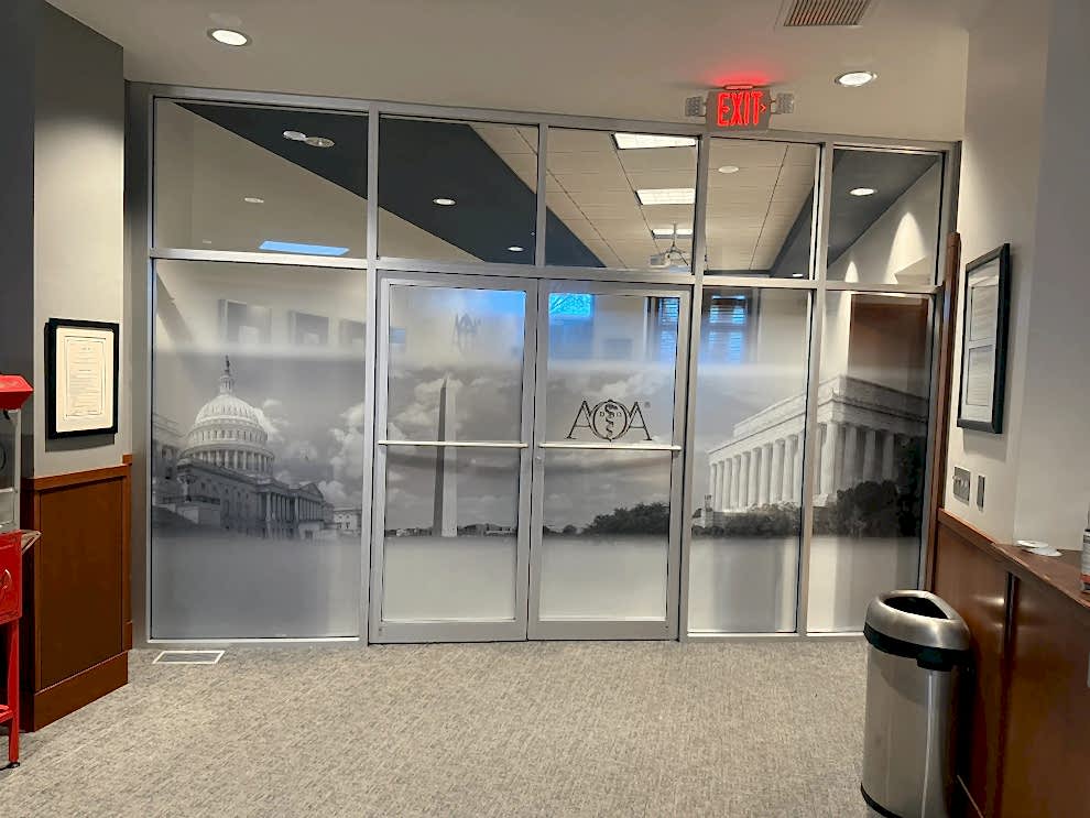 Frosted Vinyl / Privacy Film in Concord, NC
