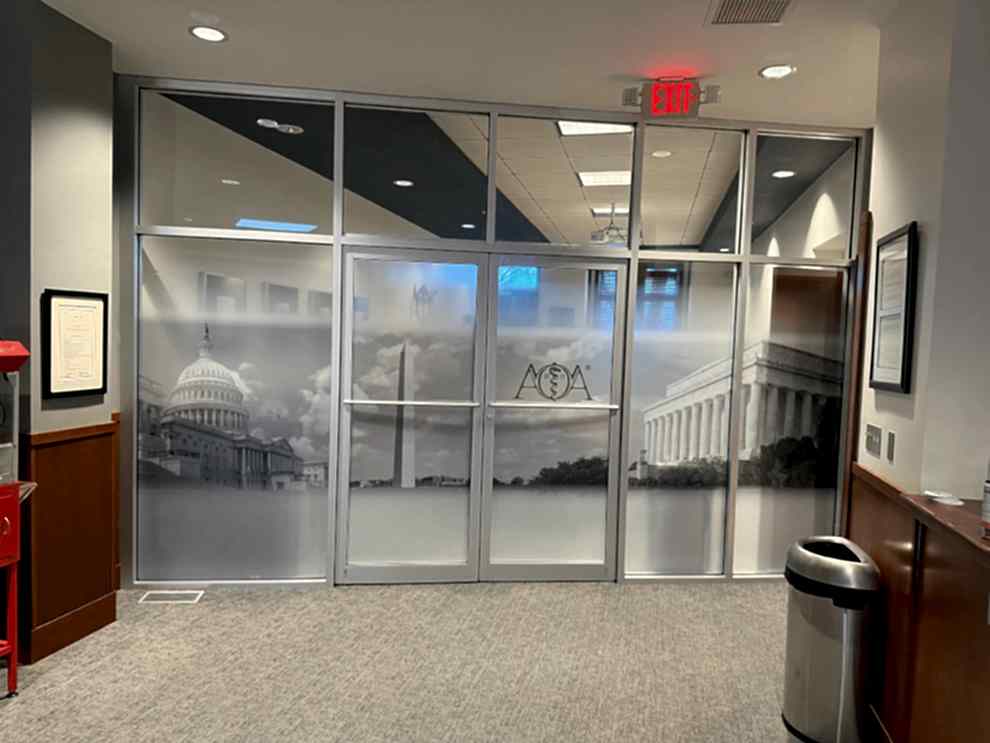 Frosted Vinyl / Privacy Film in Charlotte, NC