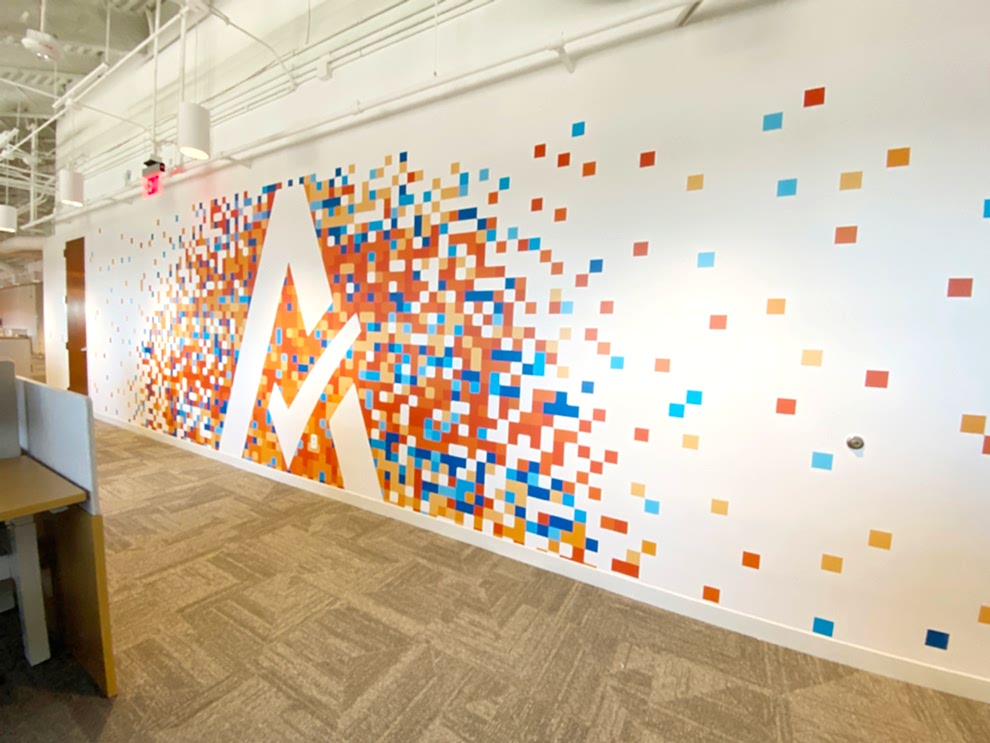 Custom adhesive vinyl signs for company branding in Concord, NC