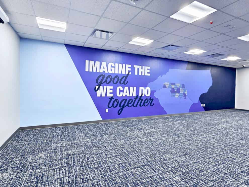 Office adhesive vinyl and wall graphics in Concord, NC