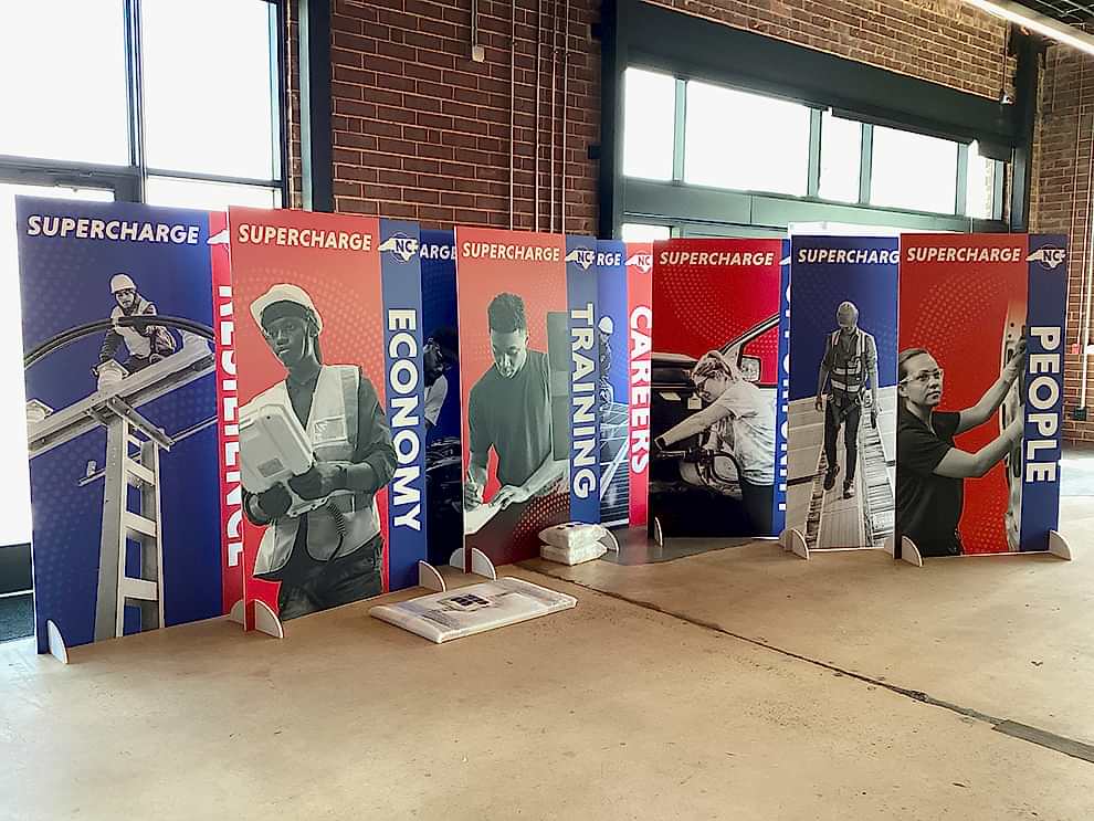 Convention Signs in Charlotte, NC designed and installed for expos and professional trade events