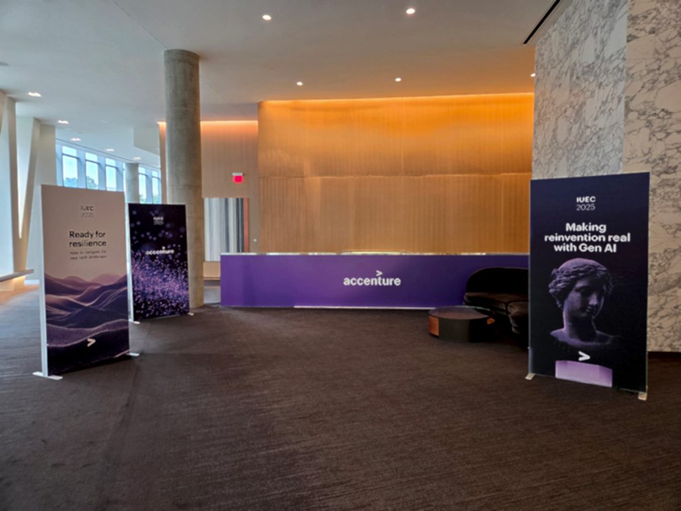 Convention Signs in Charlotte, NC designed and installed for sponsor walls and exhibit halls
