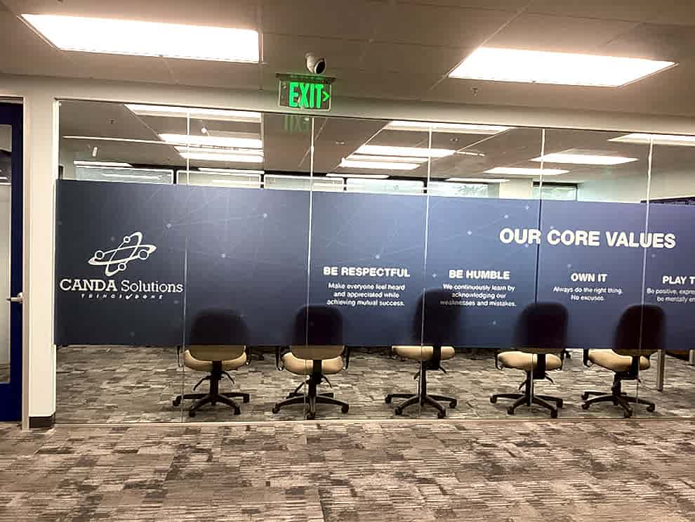 Office signs and custom wall graphics in Charlotte, NC
