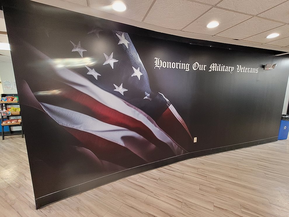 Custom signs and graphics for corporate workplace interiors in Charlotte, NC
