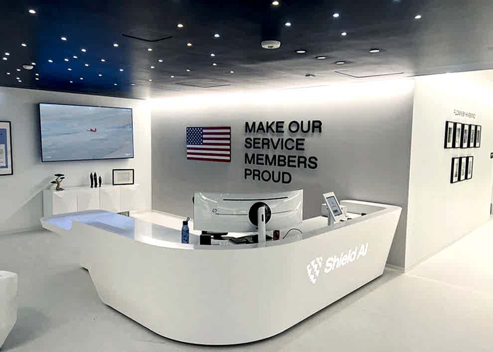 Custom signs and branded displays for workplace interiors in Charlotte, NC
