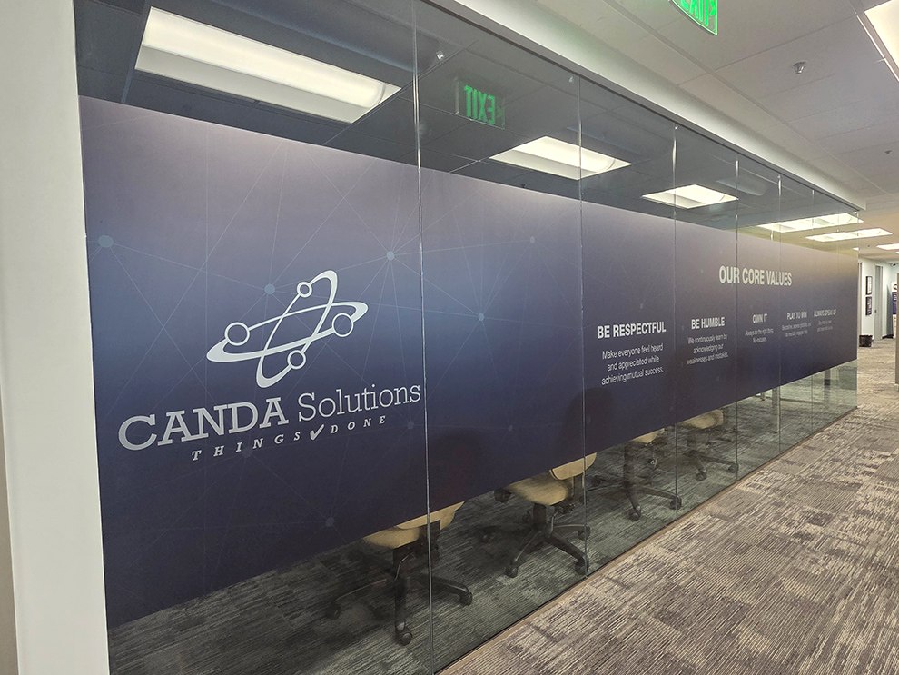 Office custom signs and graphics for company branding in Fort Mill, SC