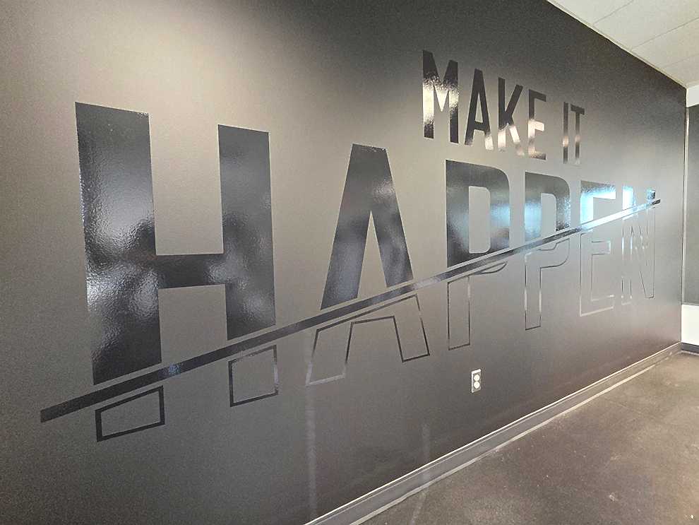 Workplace wall graphics and custom signs installed in Fort Mill, SC