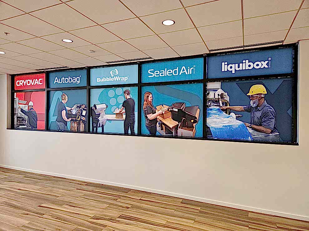 Office custom signs with branded wall graphics in Fort Mill, SC
