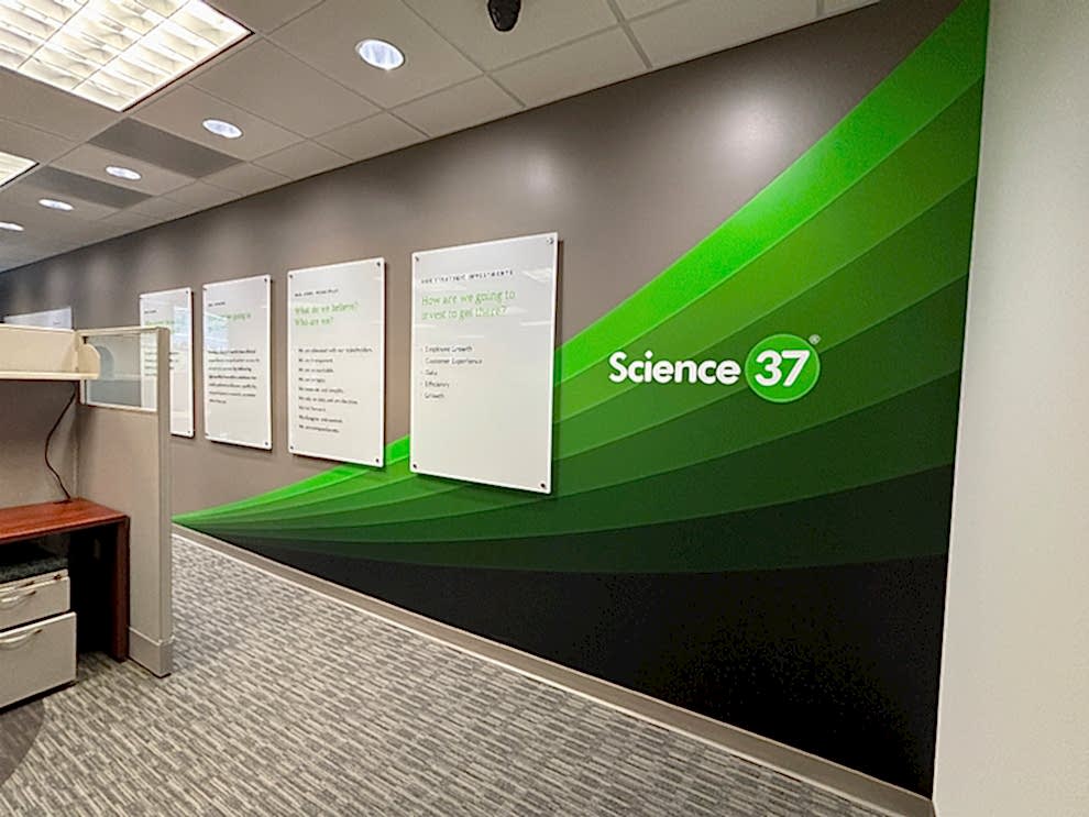 Interior office branding with custom signs in Fort Mill, SC