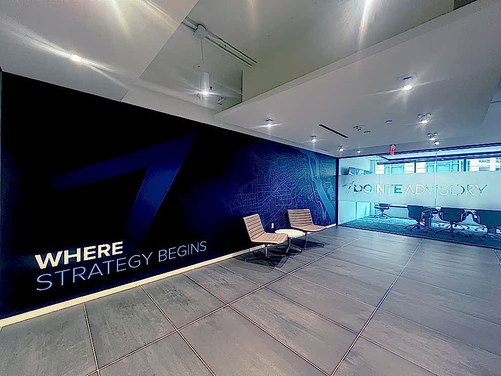 Office signage and wall graphics designed in Fort Mill, SC