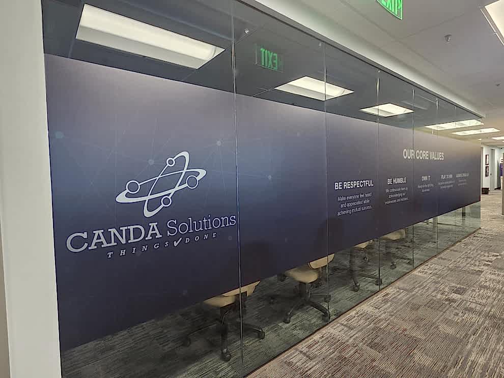 Office custom signs and graphics for company branding in Hickory, NC