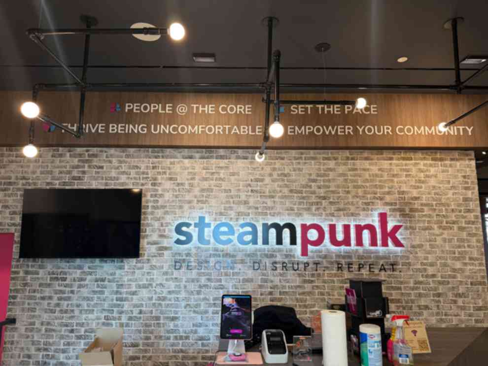 Office signage and wall graphics designed in Hickory, NC