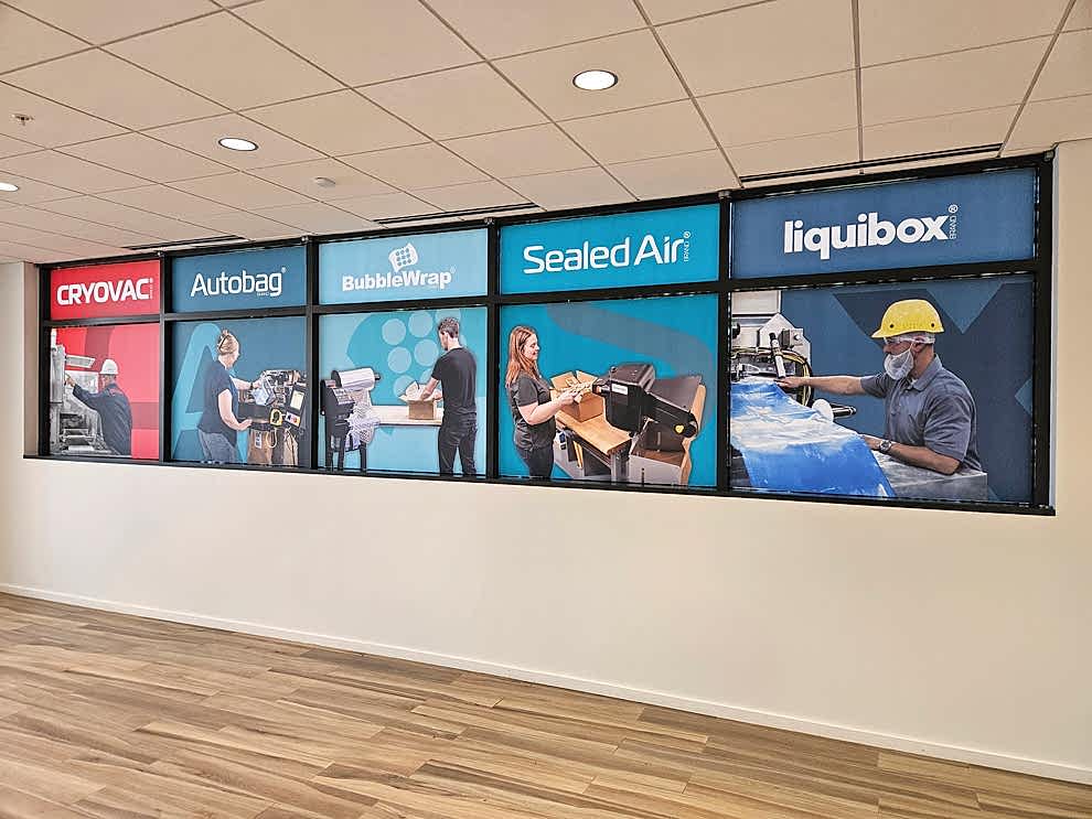 Office custom signs with branded wall graphics in Lincolnton, NC