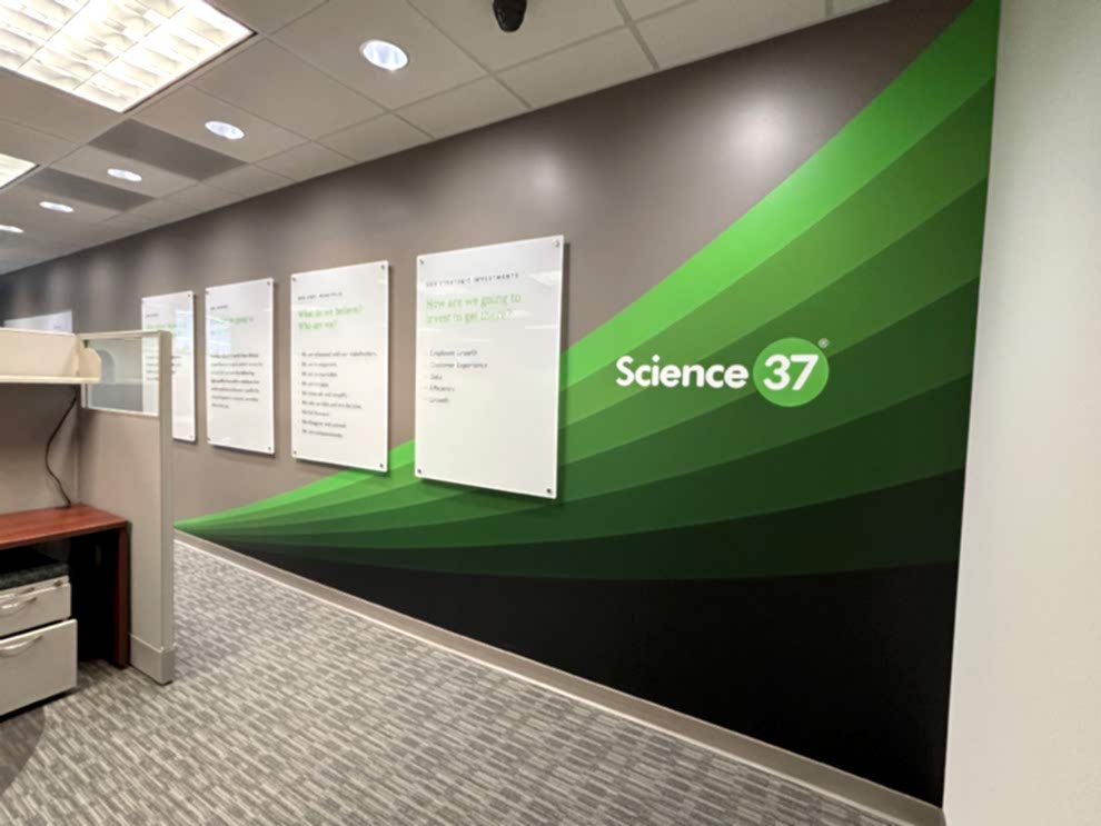 Interior office branding with custom signs in Lincolnton, NC