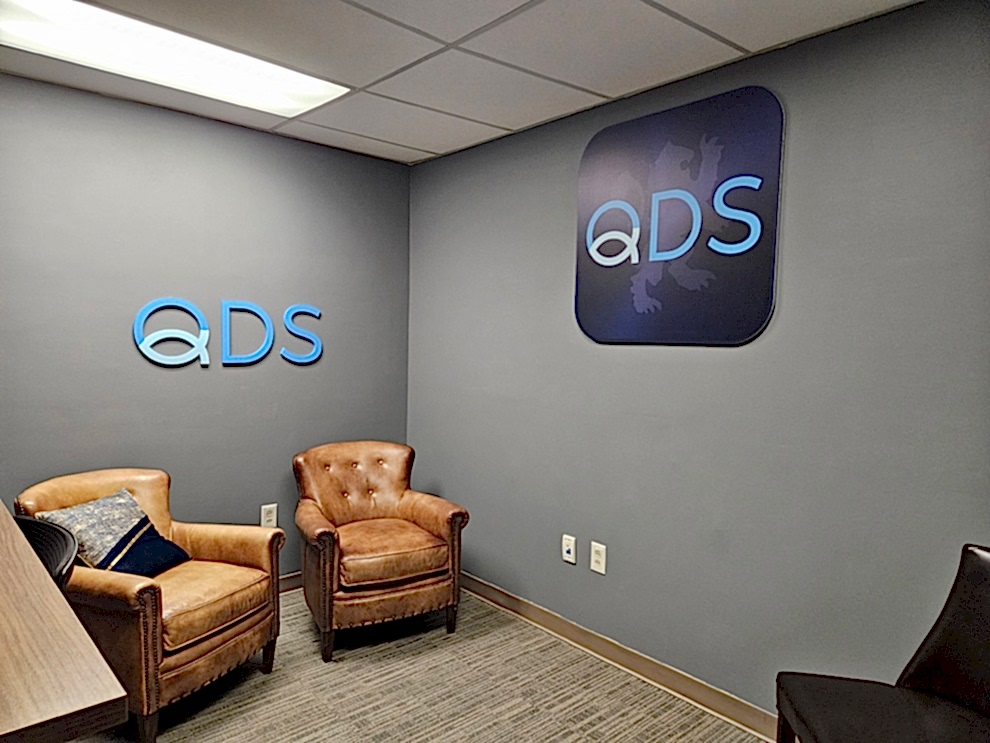 Office signage and wall graphics designed in Lincolnton, NC
