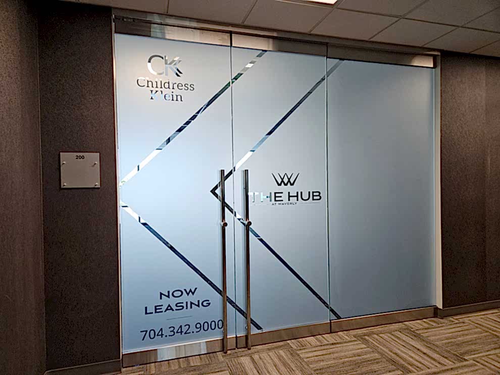Interior office branding with custom signs in Mooresville, NC