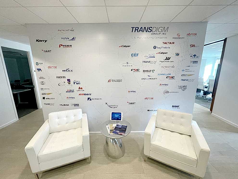 Branded workplace interiors with custom signs in Mooresville, NC