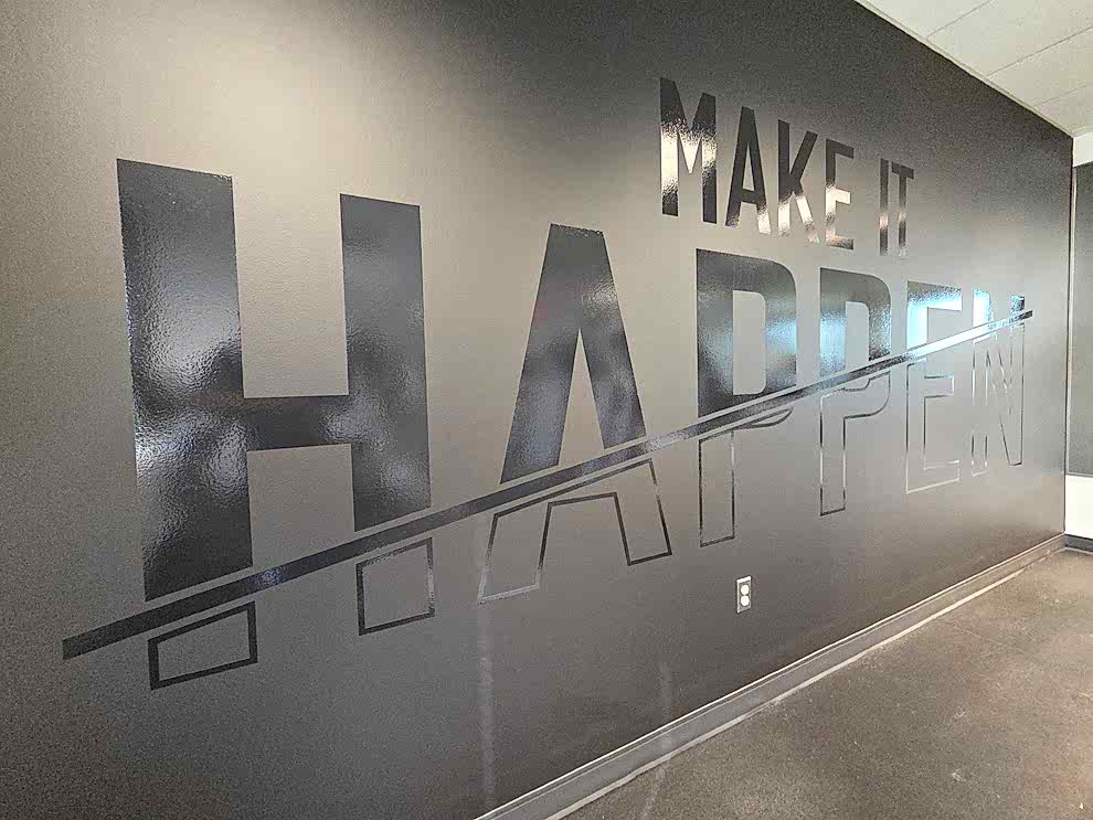 Workplace wall graphics and custom signs installed in Rock Hill, SC