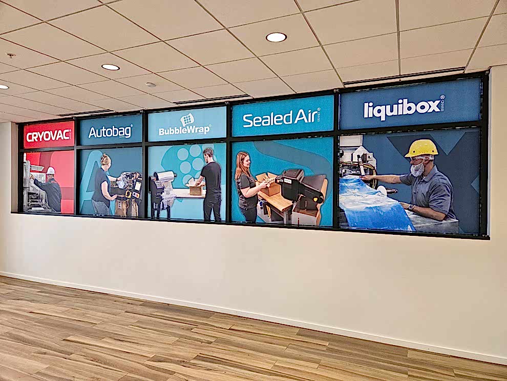 Office custom signs with branded wall graphics in Rock Hill, SC