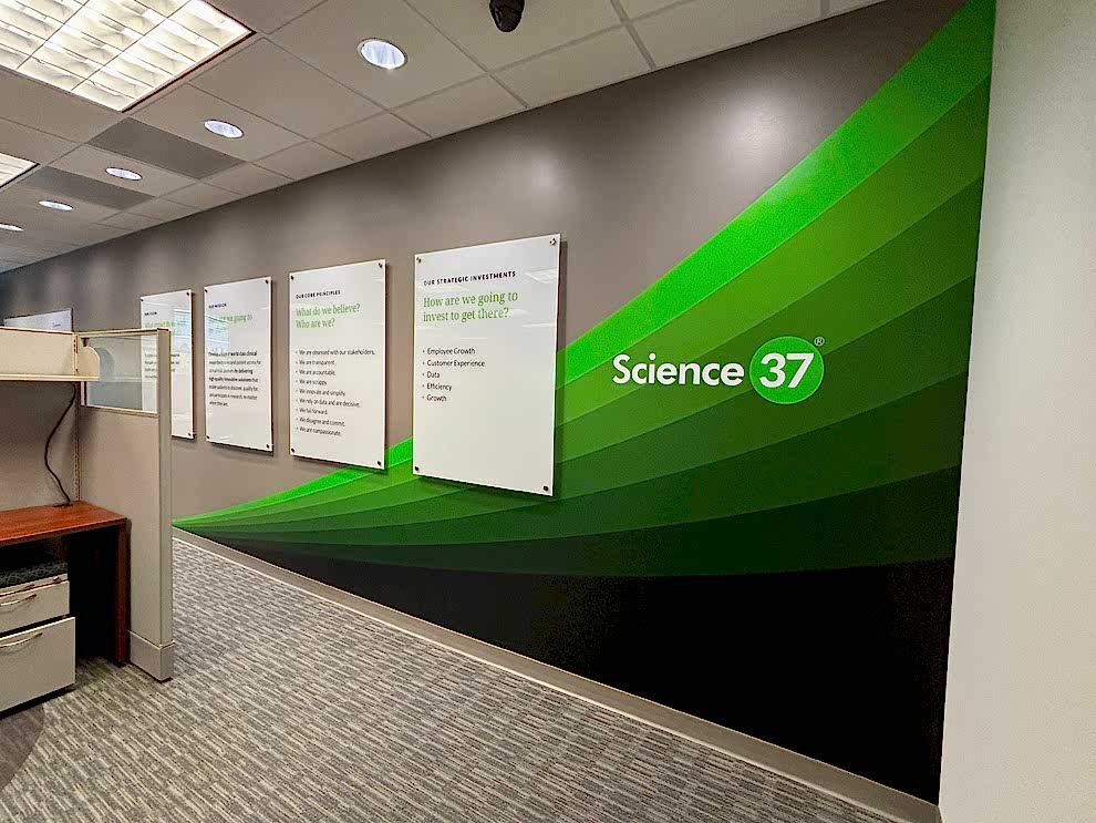 Interior office branding with custom signs in Rock Hill, SC