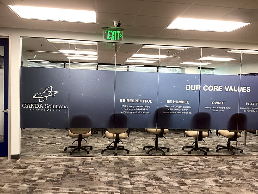 Office signs and custom wall graphics in Salisbury, NC