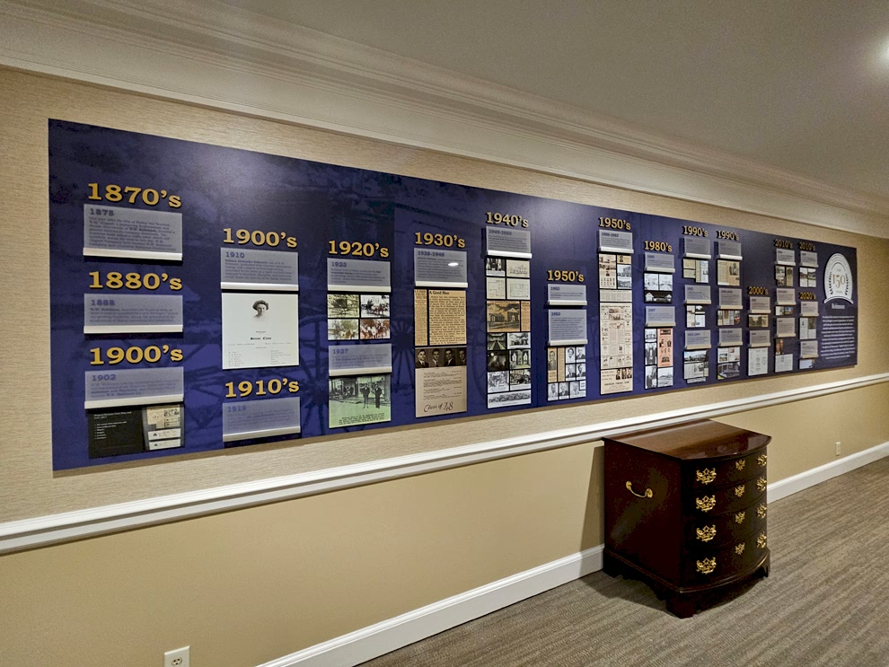 Custom signs and branded displays installed in Salisbury, NC