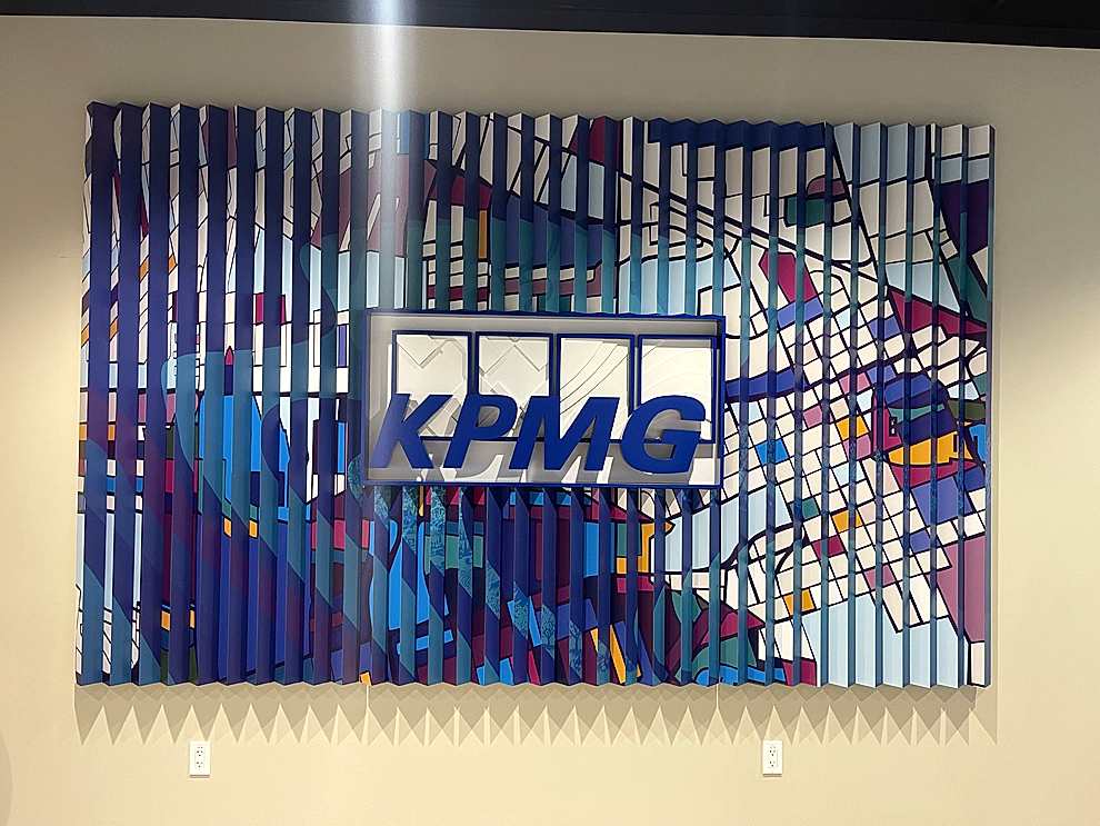 Office signage and wall graphics designed in Salisbury, NC