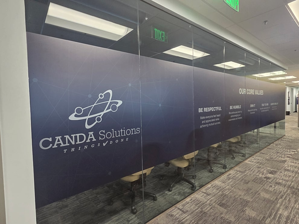 Office custom signs and graphics for company branding in Statesville, NC