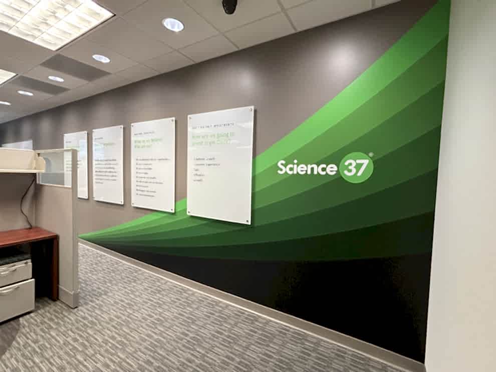 Interior office branding with custom signs in Statesville, NC