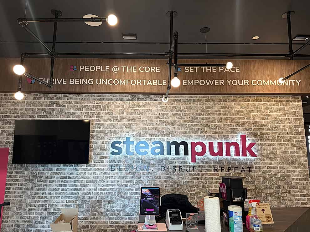 Office signage and wall graphics designed in Statesville, NC