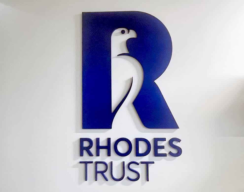 Dimensional Letters in Charlotte, NC designed and installed with brushed metal finishes for offices