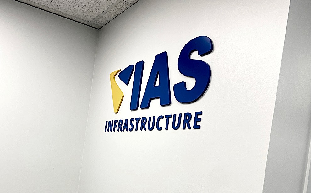 Dimensional Letters in Charlotte, NC designed and installed for professional corporate branding
