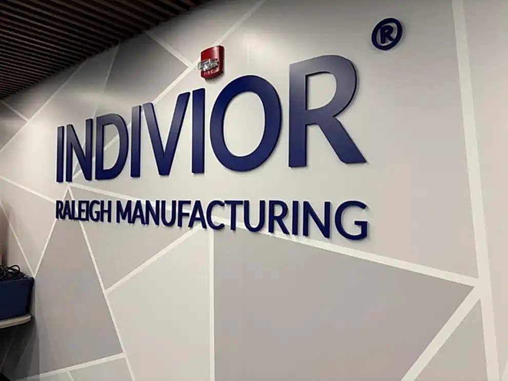 Dimensional Letters in Charlotte, NC designed and installed for interior business signage and displays