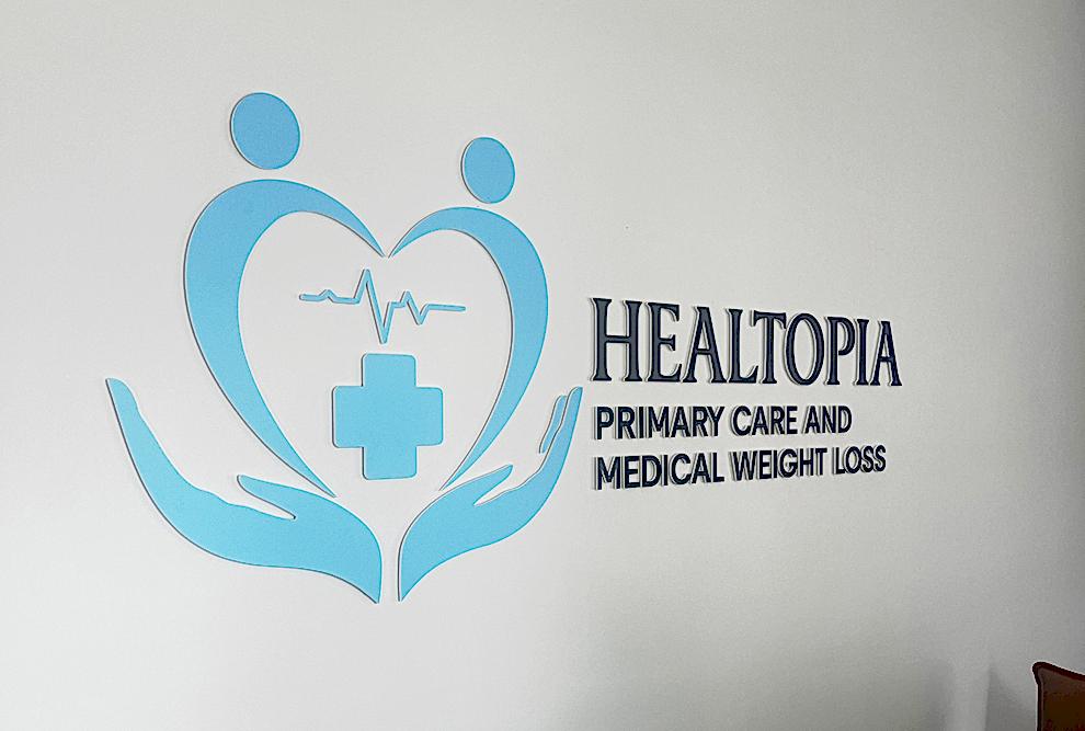 Dimensional Letters in Hickory, NC designed and installed for branded workplace walls