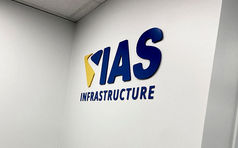 Dimensional Letters in Hickory, NC designed and installed for professional corporate branding