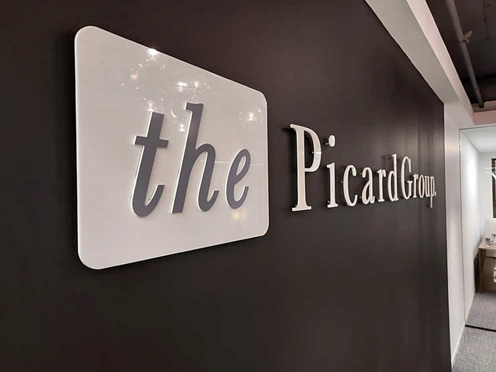 Dimensional Letters in Hickory, NC designed and installed for custom office signage