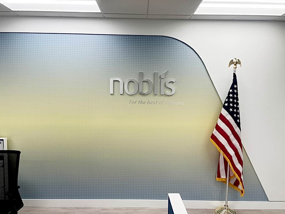 Dimensional Letters in Hickory, NC designed and installed for branded wall logos and nameplates