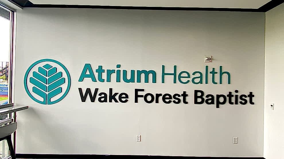 Dimensional Letters in Hickory, NC designed and installed for company wall branding and culture displays