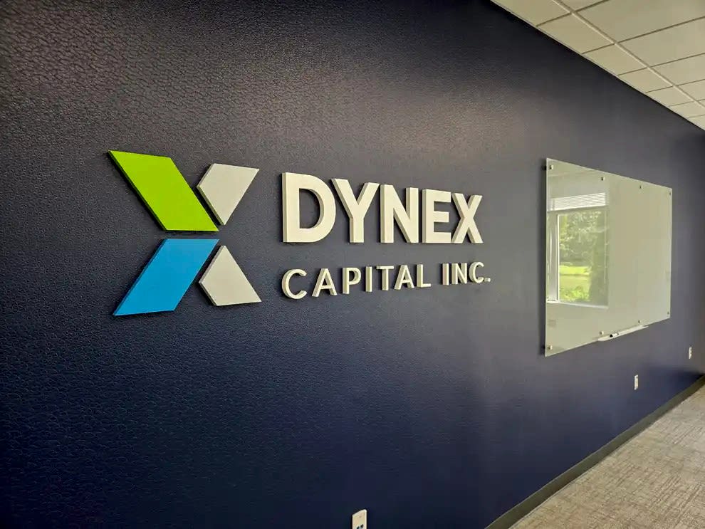 Dimensional Letters in Hickory, NC designed and installed for office branding and commercial interiors