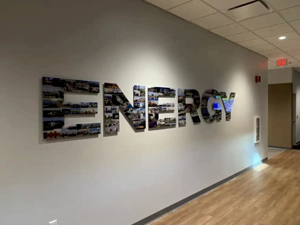 Dimensional Letters in Hickory, NC designed and installed for office branding and commercial interiors