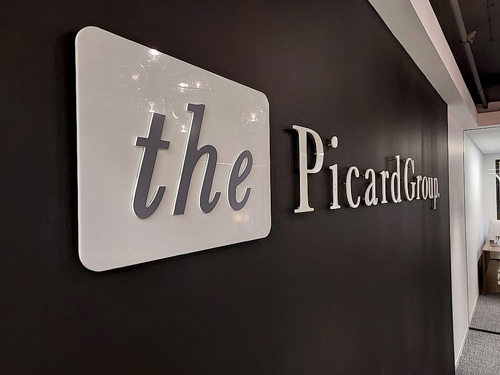 Dimensional Letters in Lincolnton, NC designed and installed for custom office signage