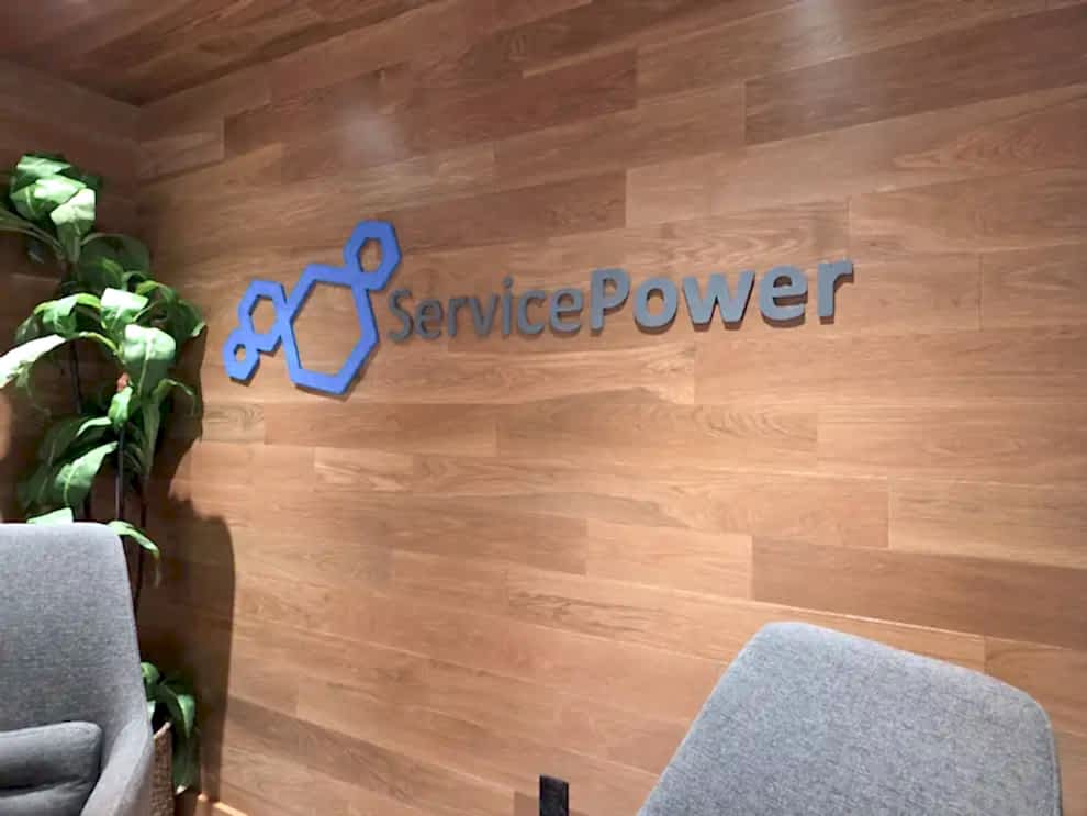 Dimensional Letters in Lincolnton, NC designed and installed for lobby and conference room signage