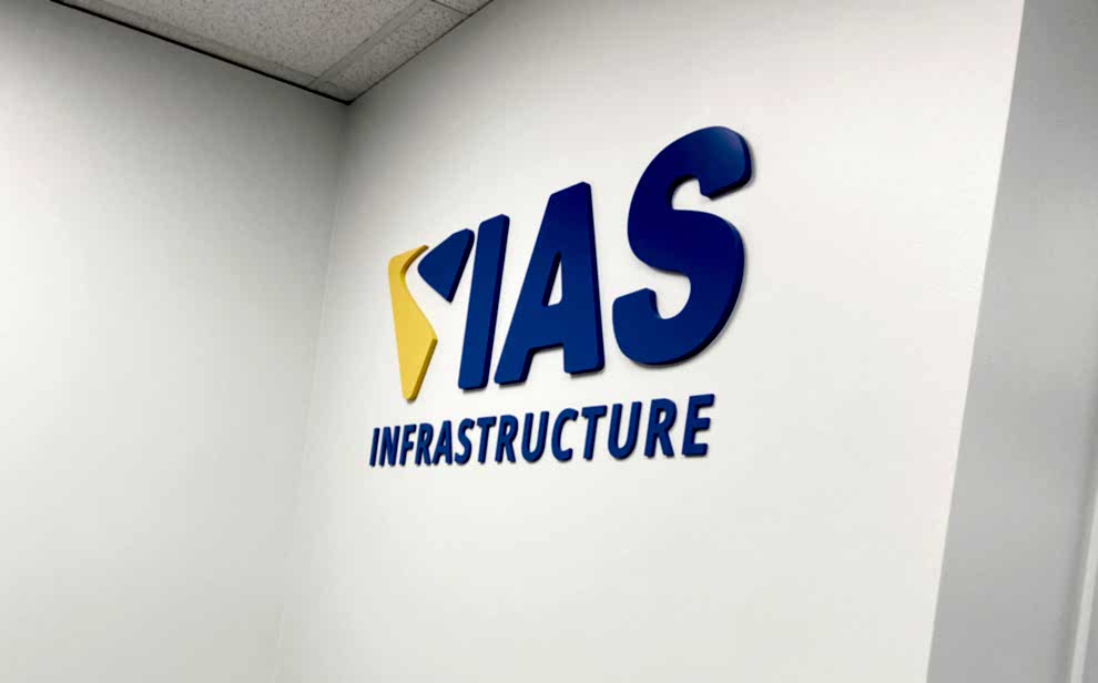 Dimensional Letters in Mooresville, NC designed and installed for professional corporate branding