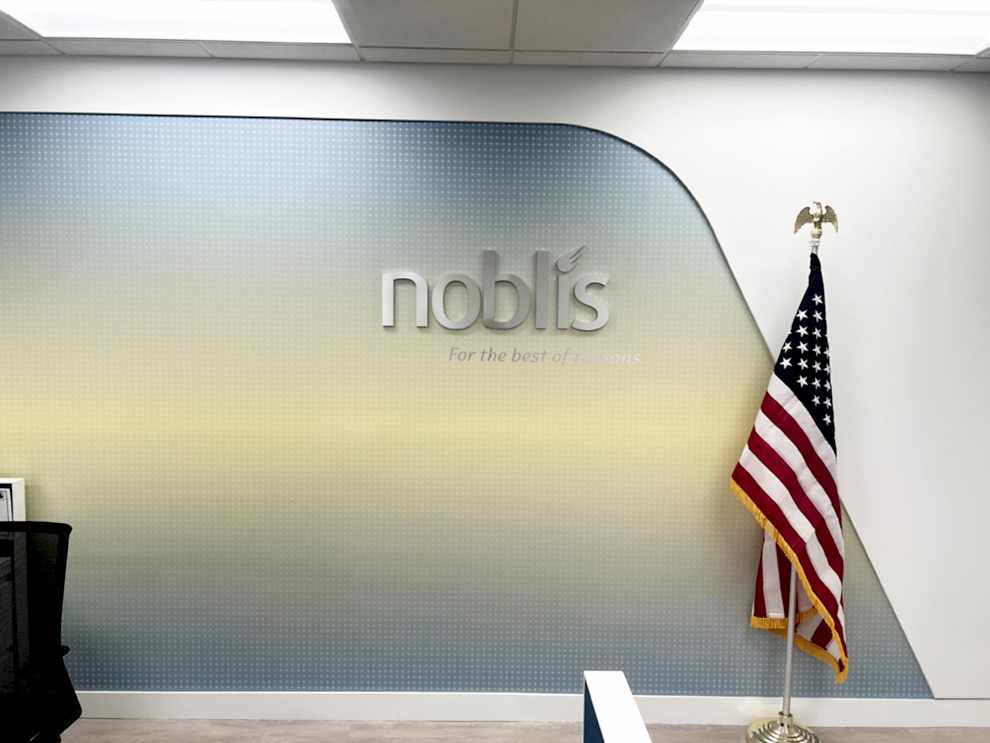 Dimensional Letters in Mooresville, NC designed and installed for branded wall logos and nameplates