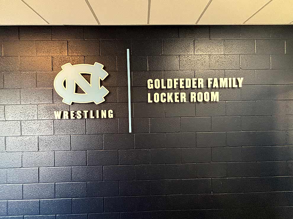 Dimensional Letters in Salisbury, NC designed and installed with backlit lighting for workplace interiors