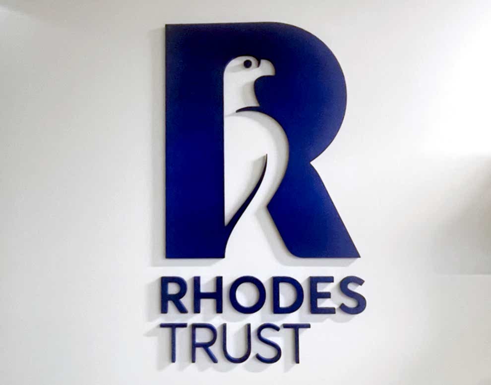 Dimensional Letters in Salisbury, NC designed and installed with brushed metal finishes for offices