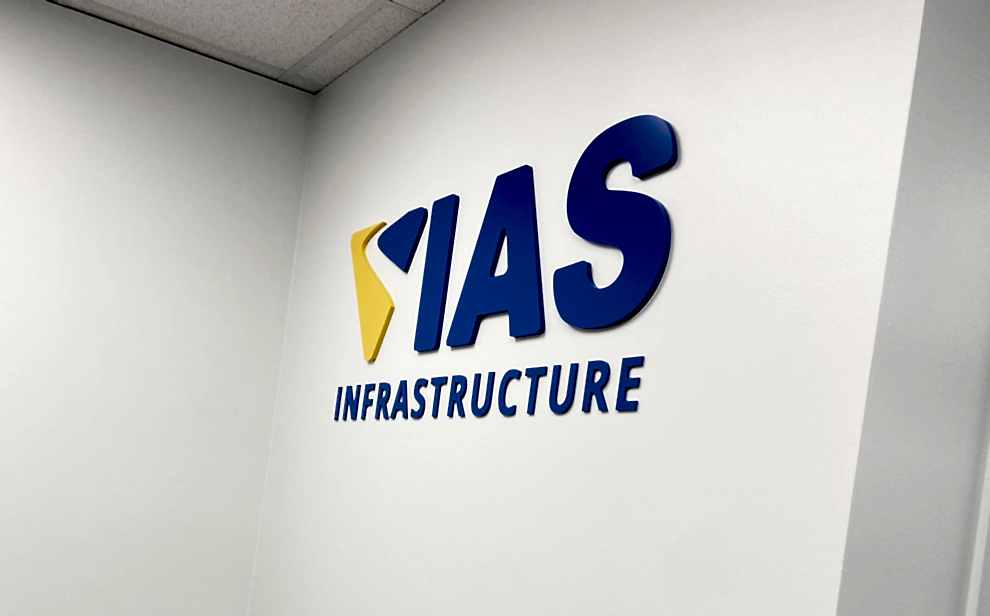 Dimensional Letters in Salisbury, NC designed and installed for professional corporate branding