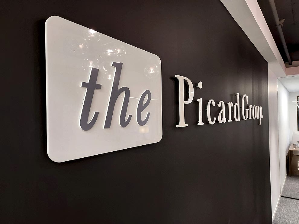 Dimensional Letters in Salisbury, NC designed and installed for custom office signage